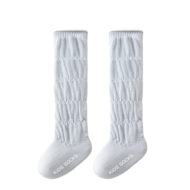 Kids' Solid Mid-Length Tube Socks for Boys and Girls - Soft, Sweat-Absorbing, Odor-Resistant Sports Socks for Daily Wear