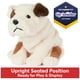 thumbnail image 3 of Tostada de peluche con forma de cachorro de bulldog GUND para niños de 1 año o más, color marrón y blanco, 3 of 9