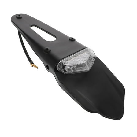 Masteelf Universal Rear LED Brake Tail Light for Motorcycle Dirt Bike Featuring License Plate Light Motorcycle Light Rear Taillight