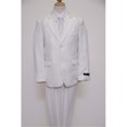 thumbnail image 1 of 2 Button Front Closure Interior Pick Stitching Boys Suits  White - 5, 1 of 1