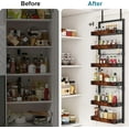 thumbnail image 5 of BUKFEN Over the Door Pantry Organizer 6-Tier Storage Rack for Kitchen, 5 of 8