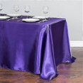 thumbnail image 1 of Nappe Blanche en Polyester Nappe Rectangulaire en Satin, 1 of 5