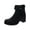 Black, variant on Womens Doja Faux Leather Booties