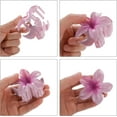 thumbnail image 4 of Flower Hair Clips 6 PCS Hawaiian Flower Claw 7 CM Large Hair Jaw Clips Hair Cute Nonslip Banana Barrettes Headwear Accessories for Women Thick Hair, 4 of 5