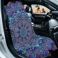 thumbnail image 3 of XYZCANDO Car Seat Towel Cover Washable Car Seat Towel Covers for Hiking Beach Gym, Towel Car Seat Cover Non-Slip Fit, Blue Mandala Pattern, 3 of 11