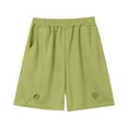 thumbnail image 4 of Honeeladyy Womens Slip Shorts Fashion Casual Womens Heart Embroidery Pockets Ladies Loose Shorts Pants, 4 of 4
