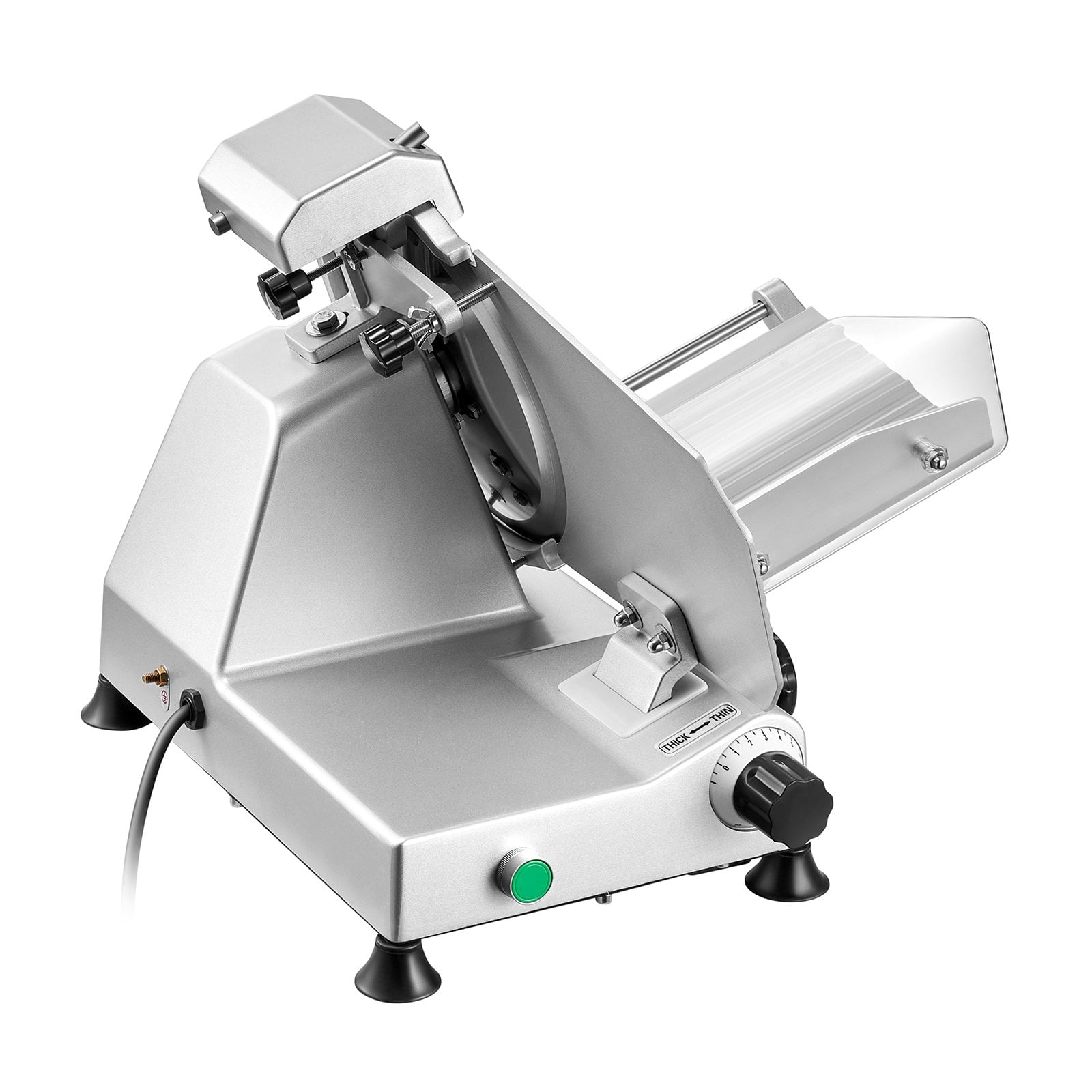 VEVOR 10-Inch Electric Meat Slicer, 180W Deli Food Slicer for Frozen Meat, Bread, and Cheese