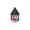 Red, variant on Hanging Castle Bird Feeder Outdoor Wilderness Bird Feeding Station for Garden Yard with Large Kind Tray Weather Counteractive Feeder Foolproof Clean