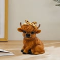 thumbnail image 6 of Highland Cow Figurine Decor, Highland Cows Themed Gifts, Resin Figures Home Desk Decorations Accents (Brown) (1, Highland Cow Figurine(Brown)), 6 of 7