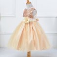 thumbnail image 3 of Gyratedream Little Girls Big Kids Sequins Flower Lace Tulle Dress Prom Gown Princess Dresses, 3 of 5