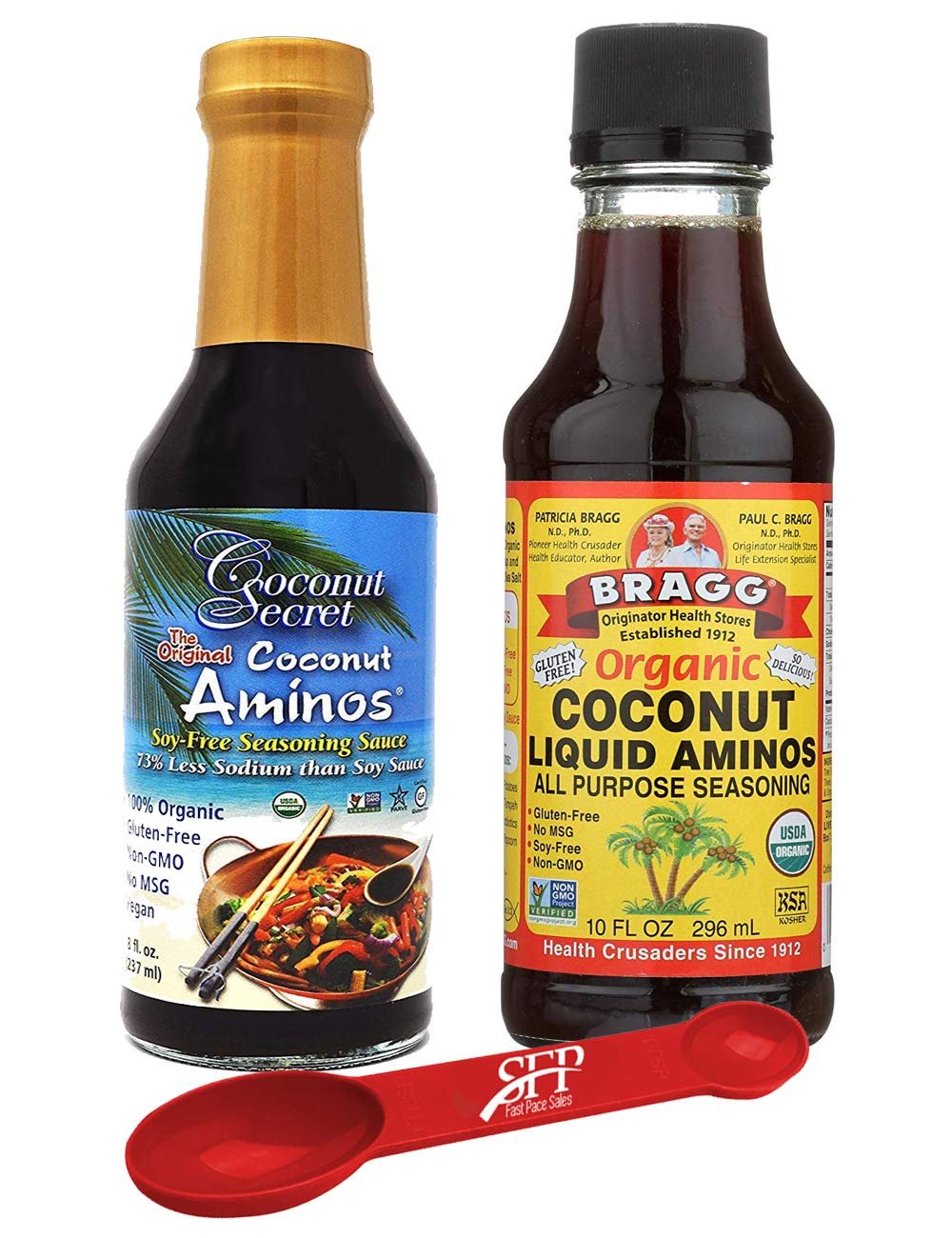Liquid Aminos Saver Package: Bragg Organic Coconut Liquid Aminos 10 oz + Coconut  Secret Coconut Liquid Aminos, 8 Oz - Walmart.com