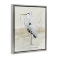 thumbnail image 2 of Stupell Industries Tropical Heron Bird Riverbank Watercolor Gray Floating Frame Canvas Art, 17 x 21, by Sally Swatland, 2 of 7