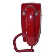 -Cortelco 255447-VBA-NDL Wall No Dial Red