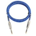 thumbnail image 1 of Cable de conexión TRS shamjiam para bajo de guitarra 1.8 m, 1 of 9