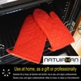 thumbnail image 4 of Guantes de horno resistentes al calor hasta 180 °C, guantes para cocinar, horno, hornear, asar a la parrilla, 4 of 5
