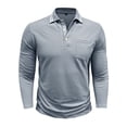 thumbnail image 4 of pstuiky Camisas casuales de manga larga para hombre, Cárdigan informal de manga larga con botones y bolsillo para hombre top de hombre s, 4 of 7