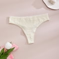 thumbnail image 2 of GEWSEY Women's Triple Twist Mesh G Thong Bowknot Panties (Yellow, S), 2 of 3