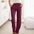 thumbnail image 2 of Ierhent Work Pants Women Women's French Terry Cloth Pants with Pockets(,XXL), 2 of 4
