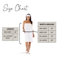 thumbnail image 3 of Boca Waffle Toalla envolvente para mujer – Toalla de sauna ligera – Envoltura de baño para el hogar, spa, facial o gimnasio – Seguro y ajustable, 3 of 5