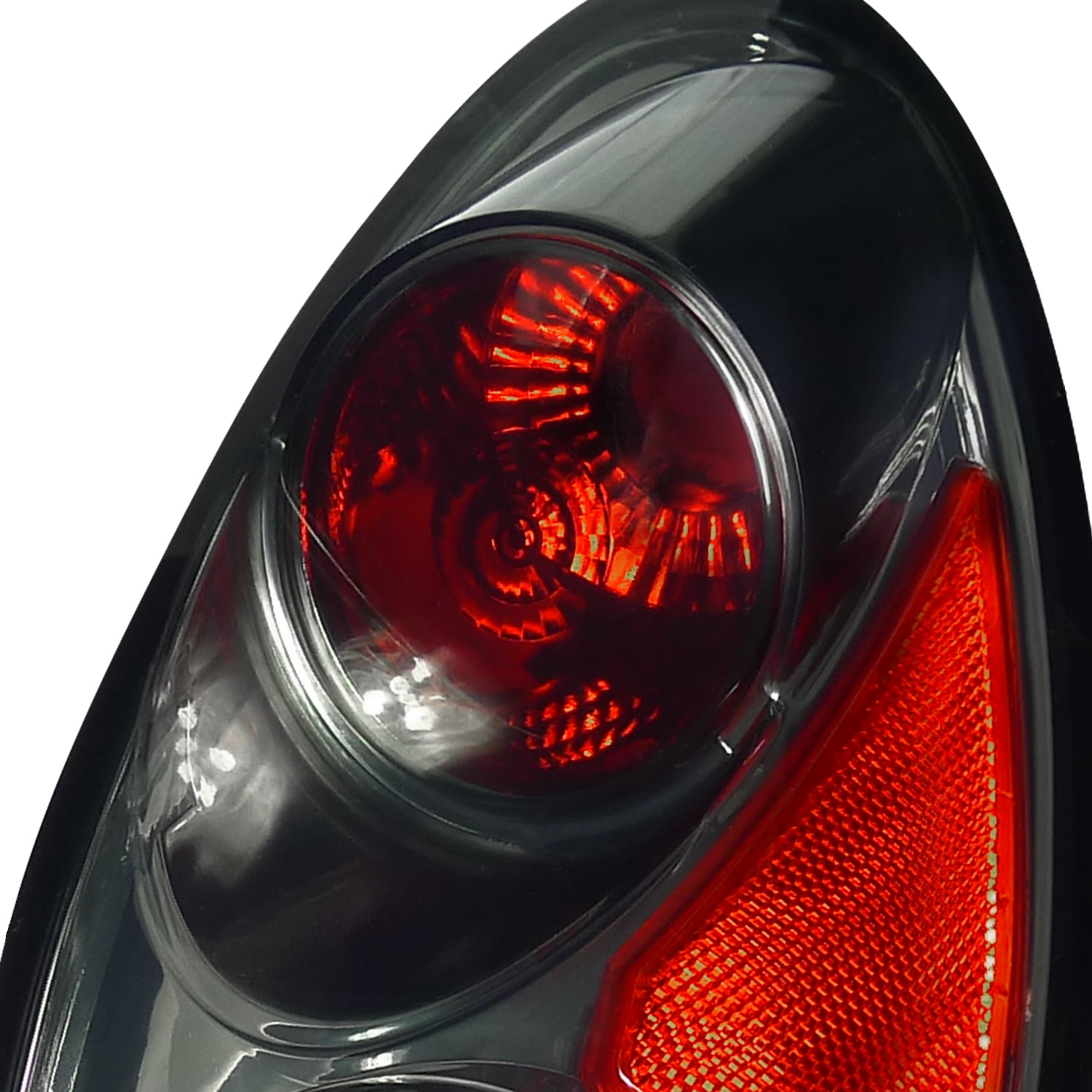 Spec-D Tuning Smoke Lens Tail Lights Compatible with 2001-2005 Chrysler PT Cruiser, Left + Right Pair Assembly
