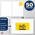 thumbnail image 6 of Postcards Just A Little Note to Say Hello and I Miss You! Note Cards | Mailable, No Envelopes Needed | Size 4 x 6 Inches | Bulk Set of 50 Post Cards per Pack, 6 of 6