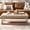 Linen, variant on Button Tufted Cocktail Ottoman Coffee Table with Storage, Nailhead Trim, Solid Wood Legs for Living Room Ivory