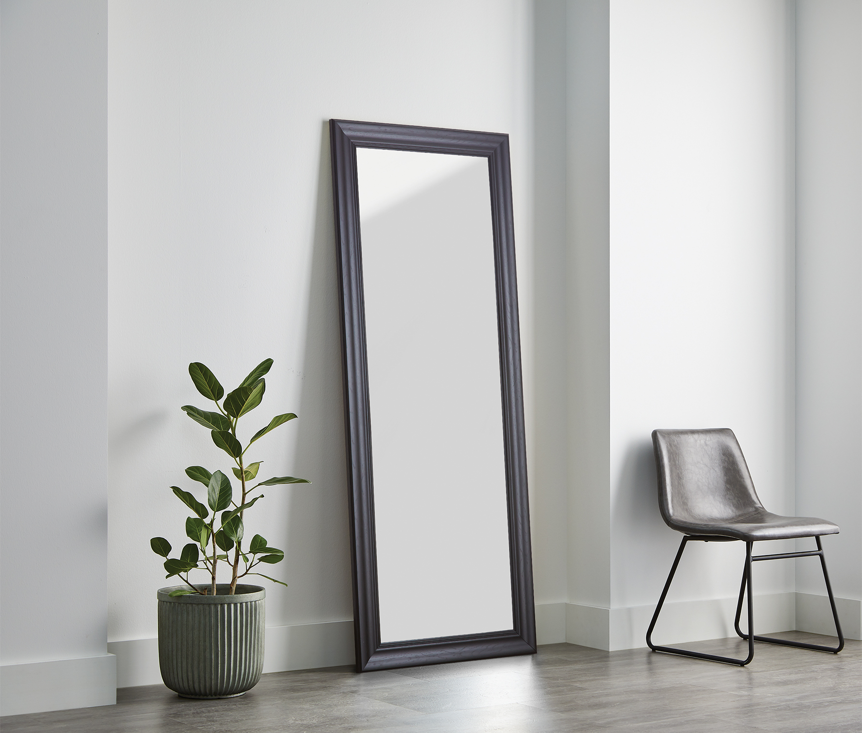 Better Homes & Gardens 27x70 Black Full-Length Floor Mirror photo 1