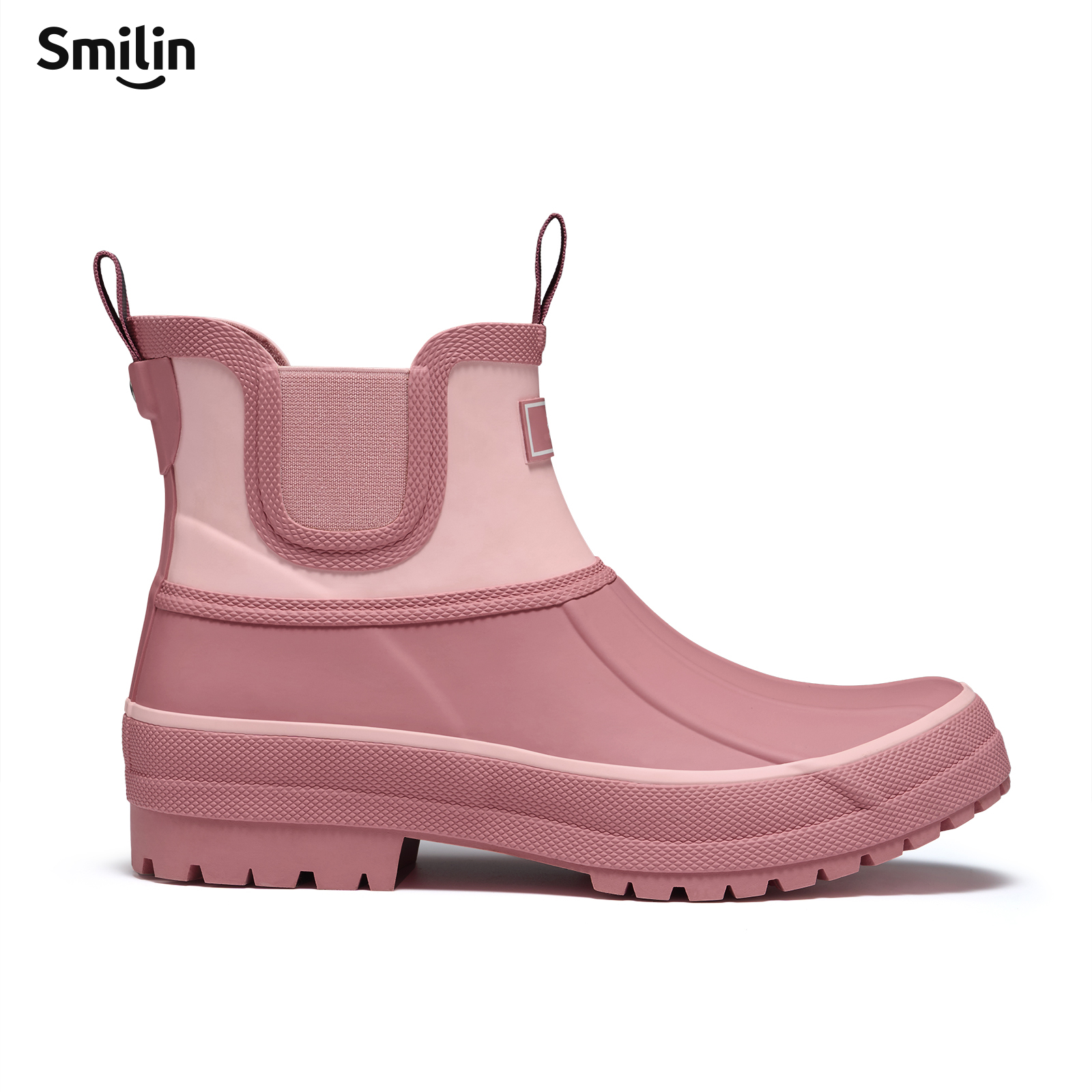SMILIN Women's Wide Round Toe Rubber Garden Boots photo 8