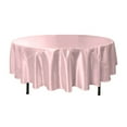 thumbnail image 4 of LA Linen Bridal Satin Round Tablecloth, 4 of 7