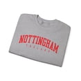 thumbnail image 3 of Nottingham England UK Sweatshirt Gifts Crew Neck Shirt Long Sleeve Unisex, 3 of 7