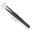thumbnail image 2 of Unique Bargains 1 Pc Durable Eyebrow Tweezer for Bathroom Travel Hotel Black Stainless Steel, 2 of 4