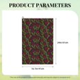thumbnail image 3 of Kdxio Burgundy Peony Flowers Pattern Golf Towel (24" X 16") with Carabiner Clip - The Convenient Golf Cleaning Towel, 3 of 6