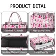 thumbnail image 4 of Large Capacity Tote Bag,Halloween Pink Ghosts and Witchy Elements Handbag Fashion Luxury Tote Bag,15.7"x13"x 5.1" Inches,Laptop Compatible, 4 of 6