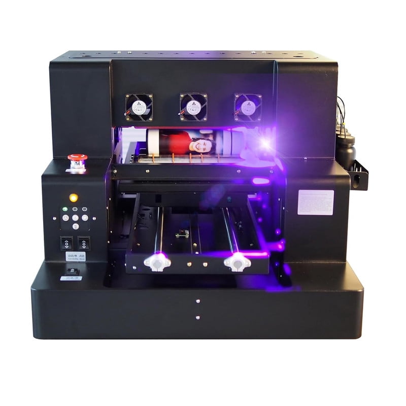 SIHAO A3 L805 UV Printer, Higher Resolution 2880 x 1440dpi, UV Flatbed Printer Machine for Phone Case Cups Stickers Acrylic