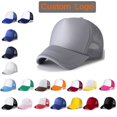 thumbnail image 2 of Custom Logo Baseball Cap Print Free 50 Colors Summer Adult Child Personality Trucker Hat Polyester Gorros Blank Mesh Cap UnisesLogo Print Gao Jinjia LED, 2 of 2