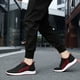 thumbnail image 2 of Tenis Zapatos Hombre Mocasines casuales Acolchados con cordones Planos para deportes al aire libre (44 ) Negro Rojo Likrtyny Tenis De Mujer Tenis De Hombre, 2 of 9