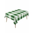 thumbnail image 2 of Green Plaid Tablecloth Rectangle Table Cloths 54x108, Waterproof Tablecloth Outdoor Table Cloth, Spring Summer Farmhouse Buffalo Checkered Washable Table Cover for Kitchen Dinning Party, 2 of 8