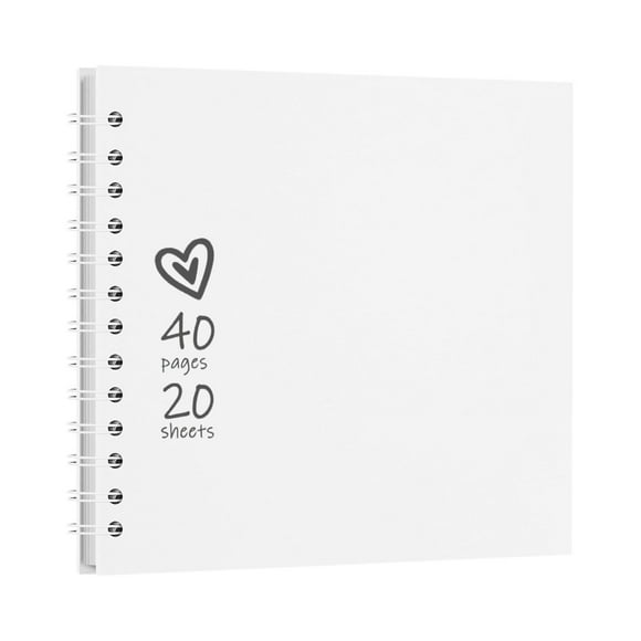 Aqestyerly Diy Photo Album Scrapbook Blank Memory Journal with Stickers Wedding Baby Keepsake Crafting