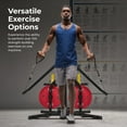 thumbnail image 4 of Sunny Health & Fitness Multifunctional All in One Pully Cable Home Gym – Complete Functional Trainer Compact Workout System SF-HG92401, 4 of 6