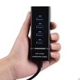 thumbnail image 4 of USB Hub 4 Ports Rotatable Mini USB 3.0 Splitter Adapter Hub PC Laptop Notebook High Speed Computer Splitters Converters, 4 of 6