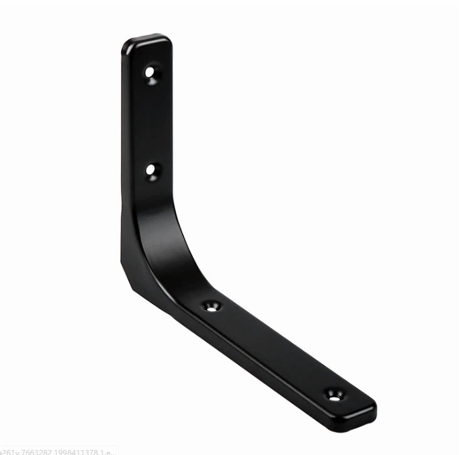 4Pcs 4Inch Stainless Steel Shelf Bracket Wall L-Shaped Fixed Hardware Bracket