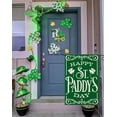 thumbnail image 3 of Happy St Patricks Day Garden Flags for Outside Decoration, Irish Green lucky Shamrock Small Yard Flag, Seasonal Spring Celebration Farmhouse Holiday Outdoor Decor 12x18 Inch Double, 3 of 6