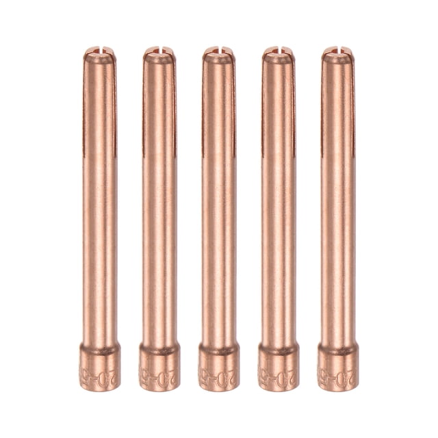 Unique Bargains Collier TIG 2x50mm Collier Épais Électrode Tungstène Remplacement 5 Pack