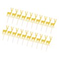thumbnail image 2 of 20pcs Del Brillo Elk Ciervos De Madera Cake Toppers Alimentos Selecciones Ducha De Navidad Del Partido Del Bebé Sunnimix primero de la torta, 2 of 7