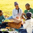 thumbnail image 6 of Shark Canvas Picnic Blanket Waterproof Backing, Large Outdoor Mat for Beach, Park, Camping - Foldable, Portable, Durable Material for Picnics, BBQs, Concerts - 200x200cm, 6 of 6