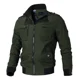 thumbnail image 1 of Chamarra Informal Para Hombre Chamarra Militar Con Cremaller, 1 of 7