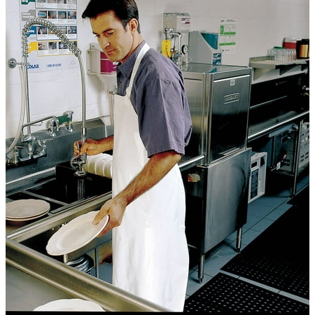 Ansell Bib Apron,White,45 In. L 56-800