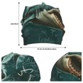 thumbnail image 2 of Salouo Abstract Geometric Shark Print Unisex Beanie Hat,Knitted Baggy Skull Cap Winter Warm Hats Beanie Sleep Hats Cancer Headwear Caps for Women & Men 1 Pieces, 2 of 7
