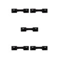 thumbnail image 1 of Justharion PVC Nylon Strap Armrest Grab Handle Canoe Kayak for Inflatable Black 31x7CM 5Set, 1 of 6