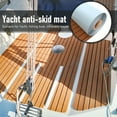 thumbnail image 2 of JNXYL Boat Carpet, EVA Foam Decking Sheet, Faux Teak Marine Mat, Non-Slip Self-Adhesive Boat Flooring Light Grey(94“x47”), 2 of 7